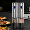 Electric Salt And Pepper Grinder Automatic Rechargeable Pepper Mill Shakers External Adjustable Coarseness Kitchen Appliances