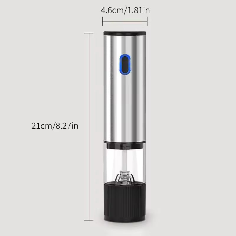Electric Salt And Pepper Grinder Automatic Rechargeable Pepper Mill Shakers External Adjustable Coarseness Kitchen Appliances