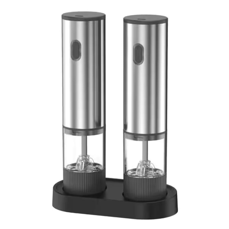 Electric Salt And Pepper Grinder Automatic Rechargeable Pepper Mill Shakers External Adjustable Coarseness Kitchen Appliances