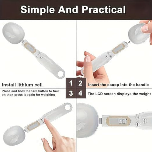 Digital Kitchen Scale Spoon