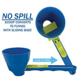 Mess-Free Protein Powder Scoop Sliding Funnel Measuring Spoonfor Supplement Kitchen Gadget